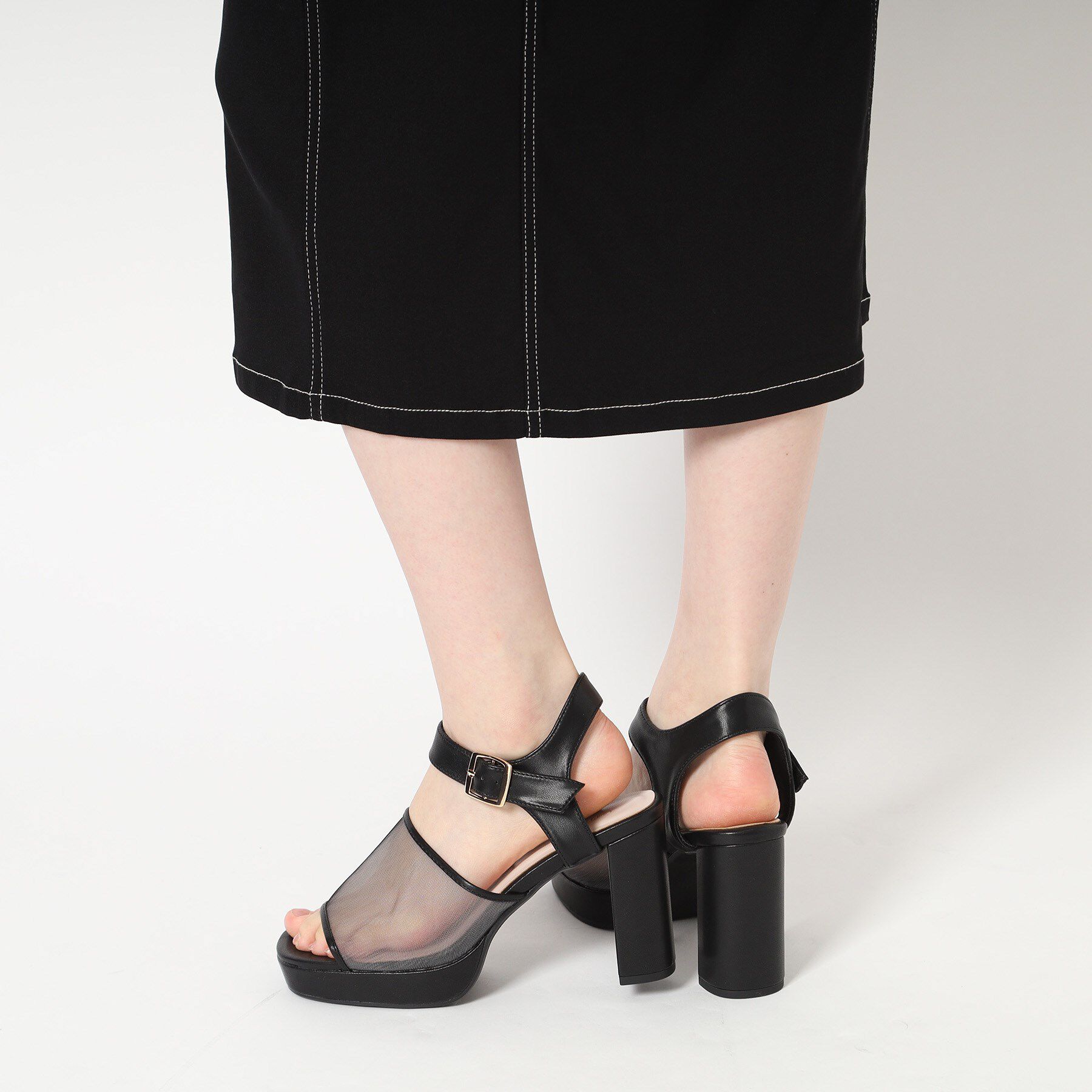 ESPERANZA「ラメチュールコンビサンダル 24SS」|サンダル|