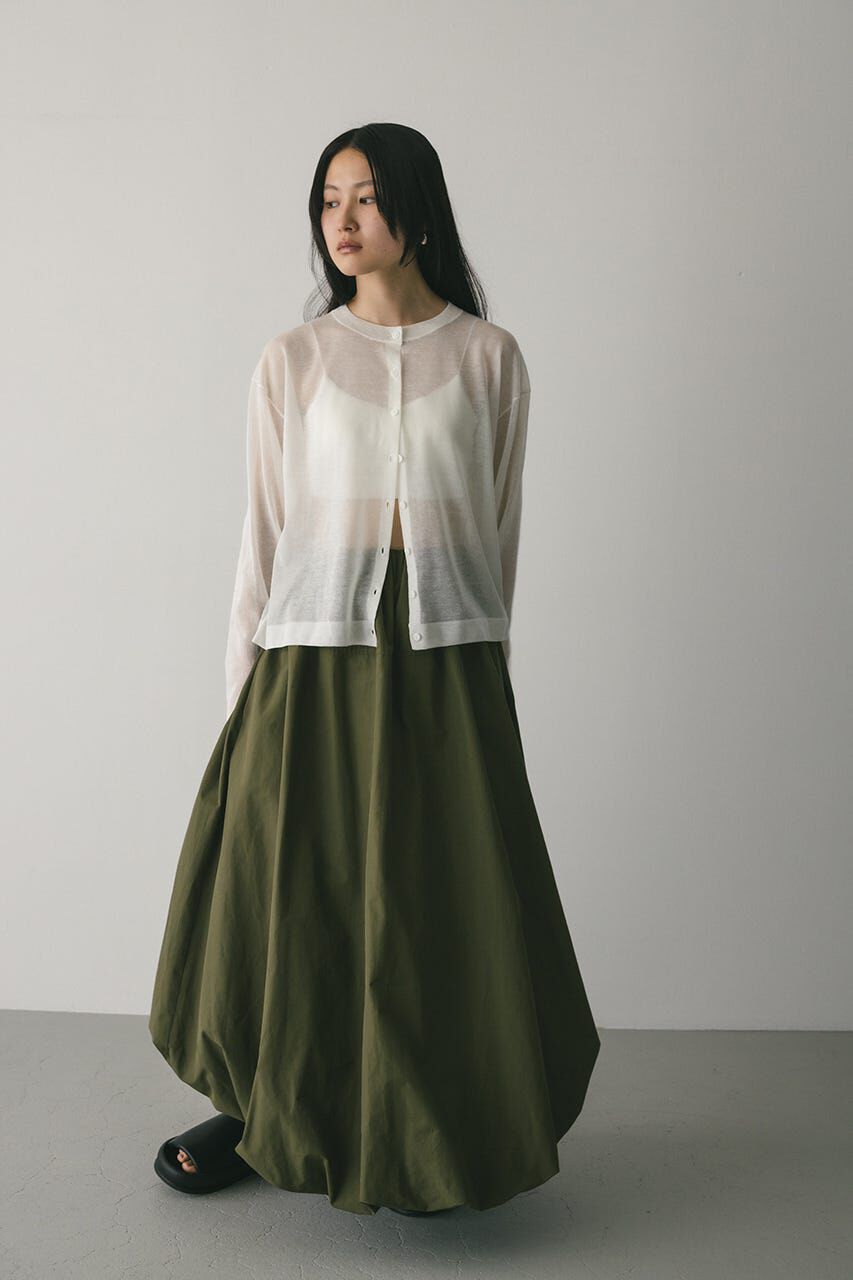 STYLEMIXER「ウォッシャブルリネンニットカーディガン」|カーディガン|