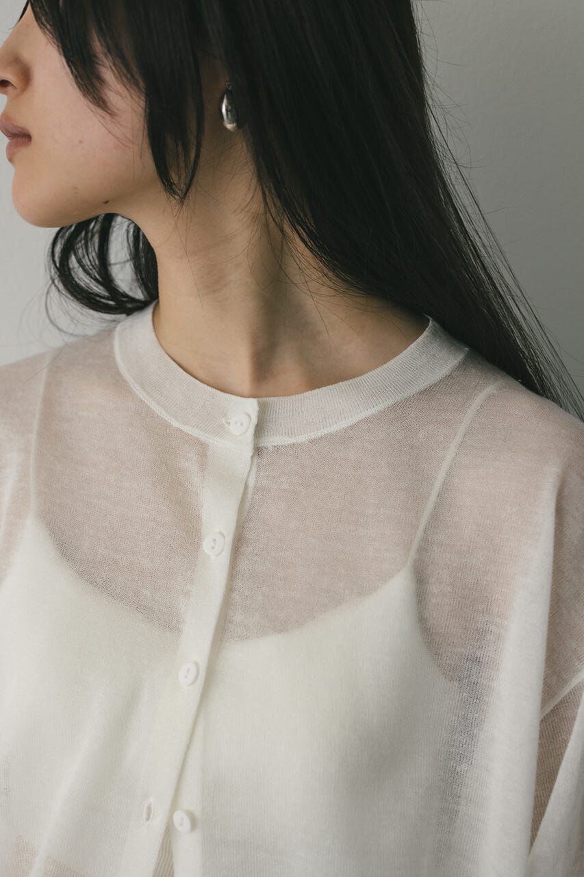 STYLEMIXER「ウォッシャブルリネンニットカーディガン」|カーディガン|