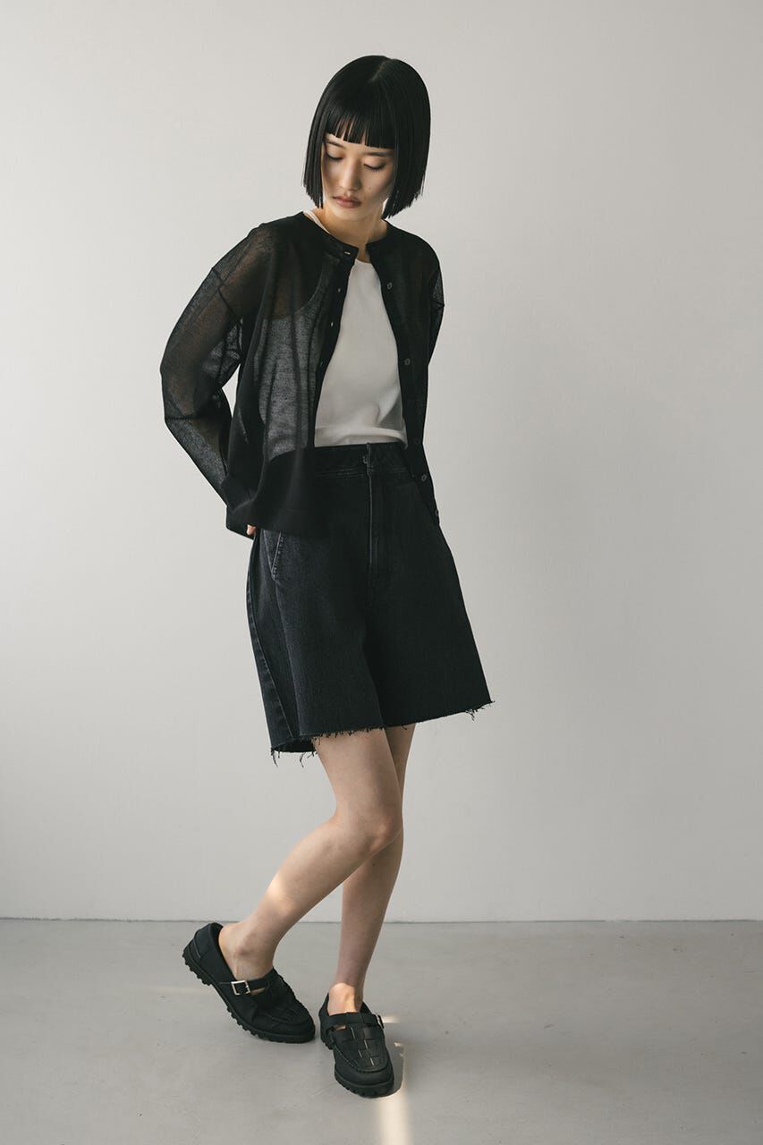 STYLEMIXER「ウォッシャブルリネンニットカーディガン」|カーディガン|