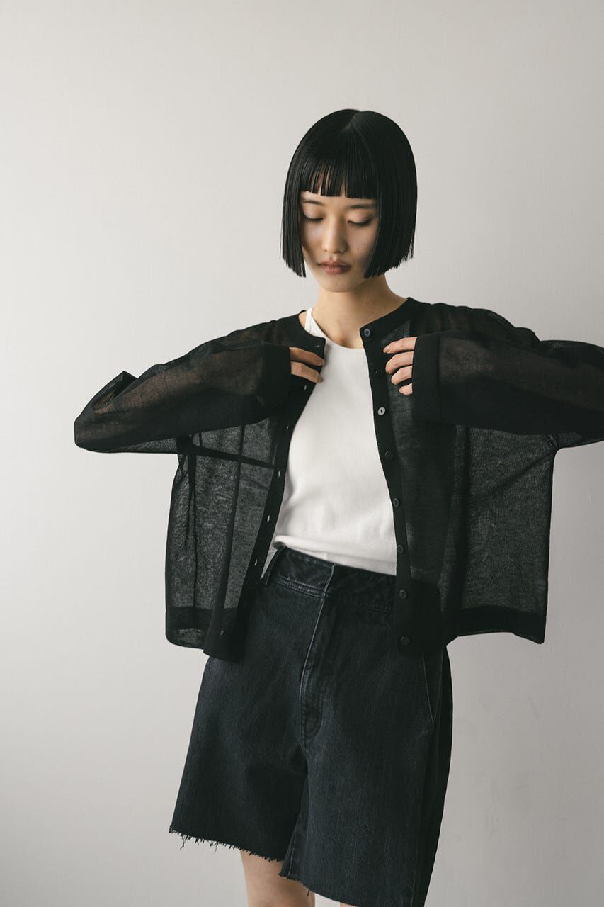 STYLEMIXER「ウォッシャブルリネンニットカーディガン」|カーディガン|