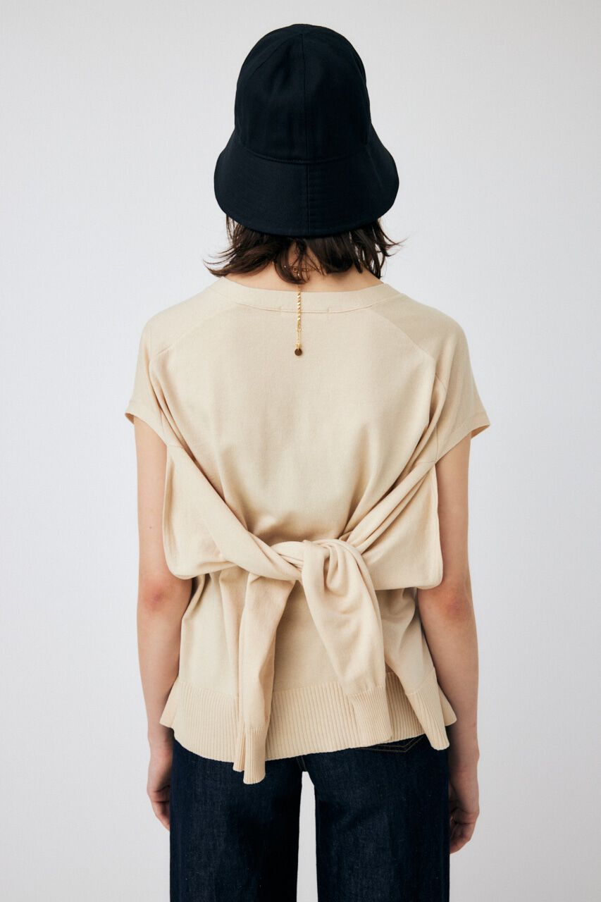 MOUSSY「DROP SHOULDER KNIT カーディガン」|カーディガン|