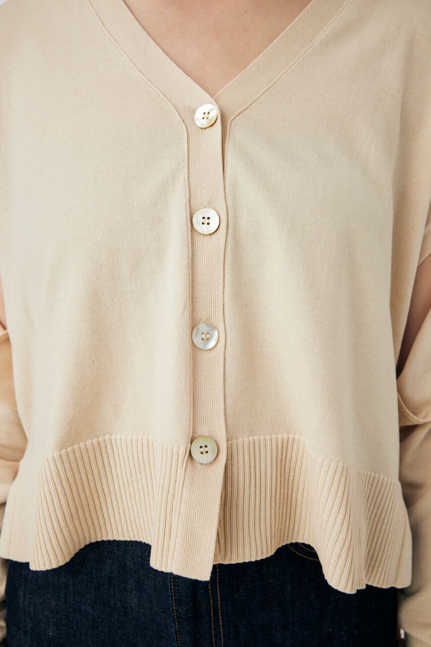 MOUSSY「DROP SHOULDER KNIT カーディガン」|カーディガン|