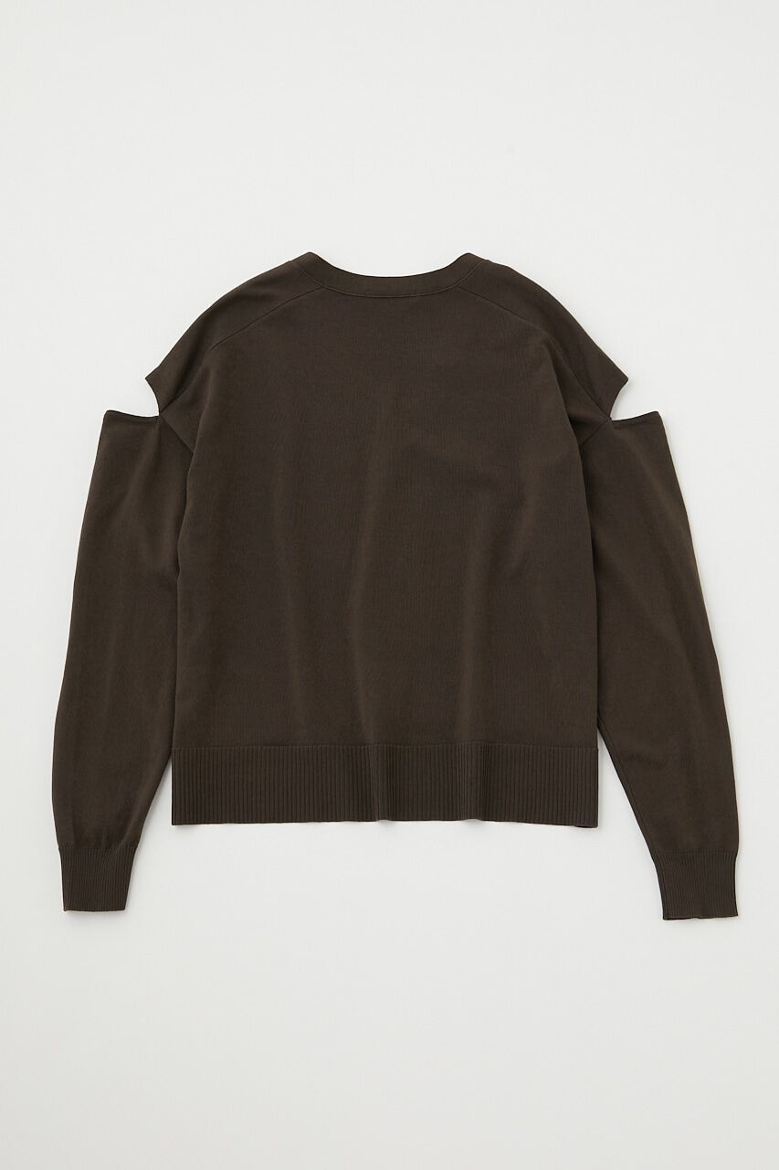 MOUSSY「DROP SHOULDER KNIT カーディガン」|カーディガン|