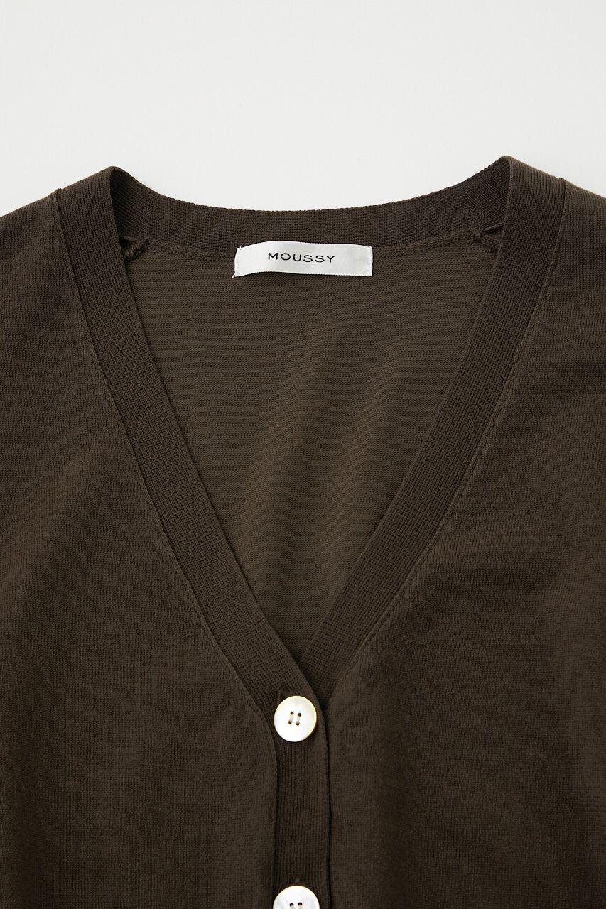 MOUSSY「DROP SHOULDER KNIT カーディガン」|カーディガン|