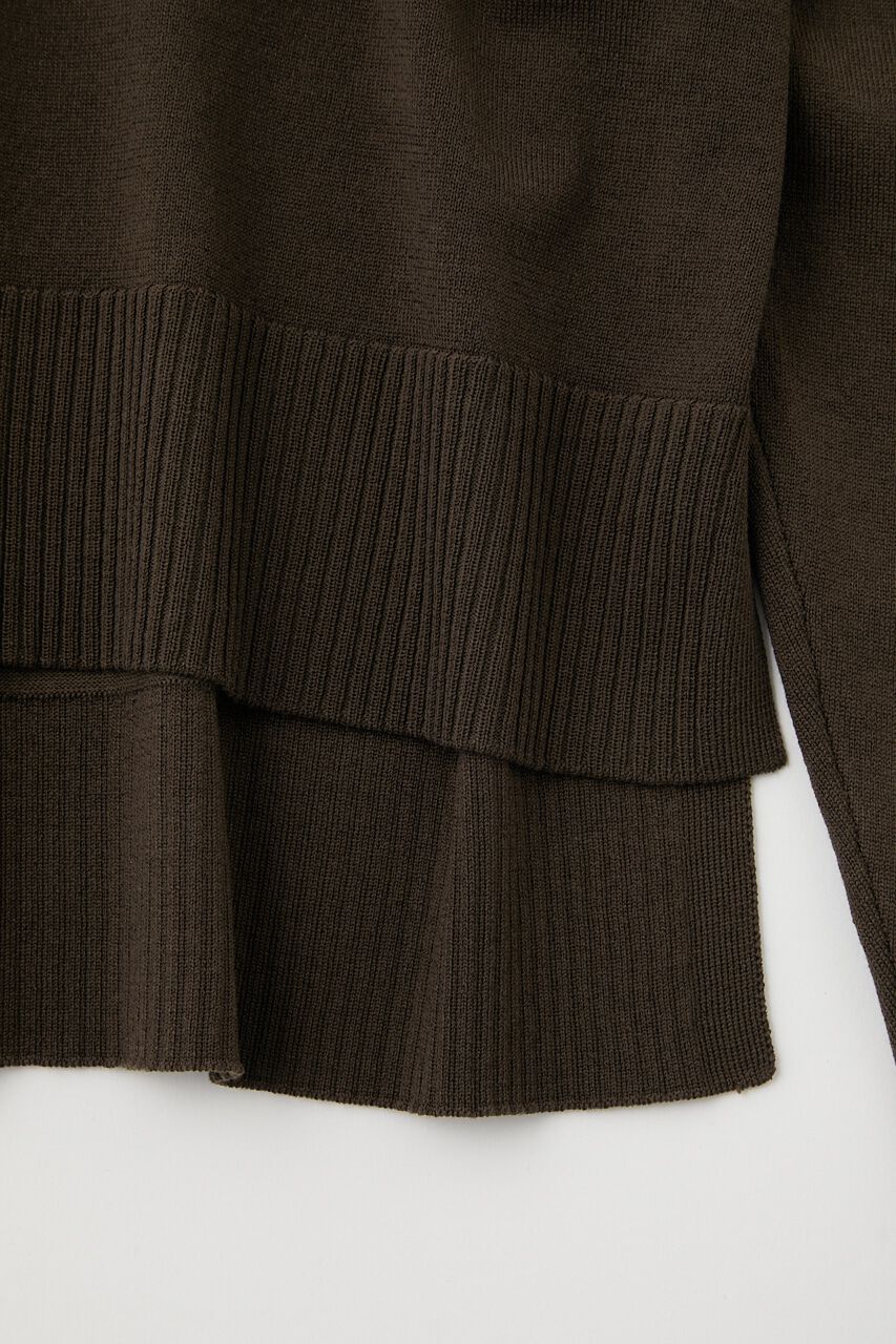 MOUSSY「DROP SHOULDER KNIT カーディガン」|カーディガン|