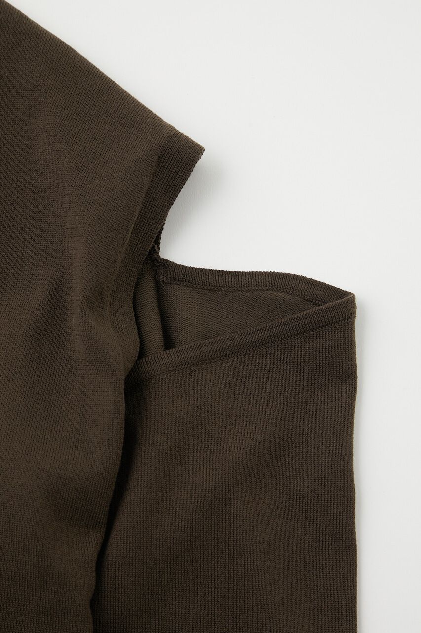 MOUSSY「DROP SHOULDER KNIT カーディガン」|カーディガン|
