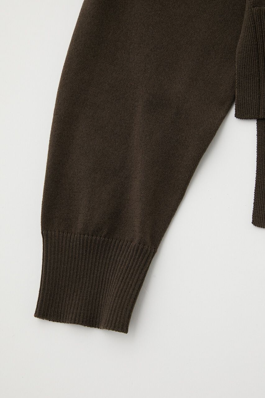 MOUSSY「DROP SHOULDER KNIT カーディガン」|カーディガン|