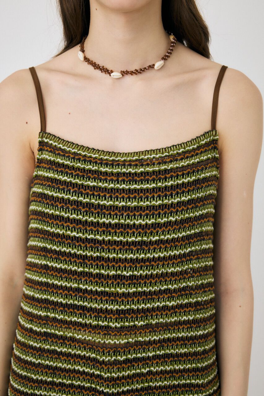 MOUSSY「MIX COLOR CROCHET ワンピース」|ワンピース|