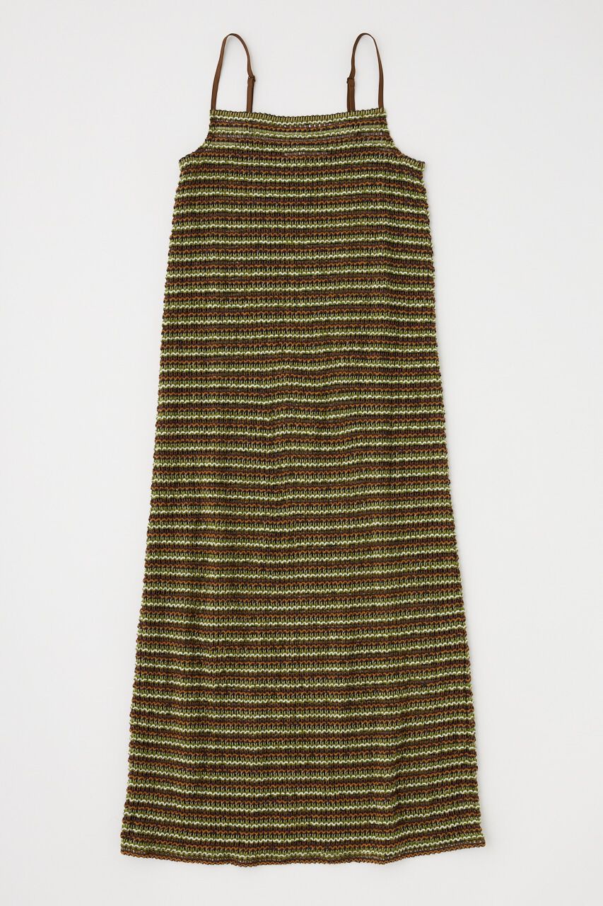 MOUSSY「MIX COLOR CROCHET ワンピース」|ワンピース|