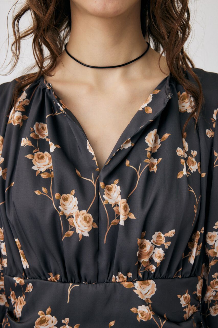 MOUSSY「PANEL FLOWER ドレス」|ワンピース|