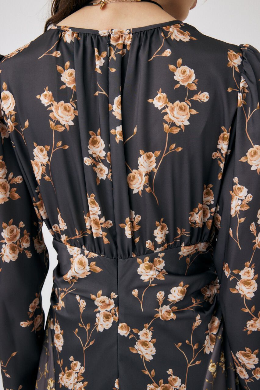 MOUSSY「PANEL FLOWER ドレス」|ワンピース|