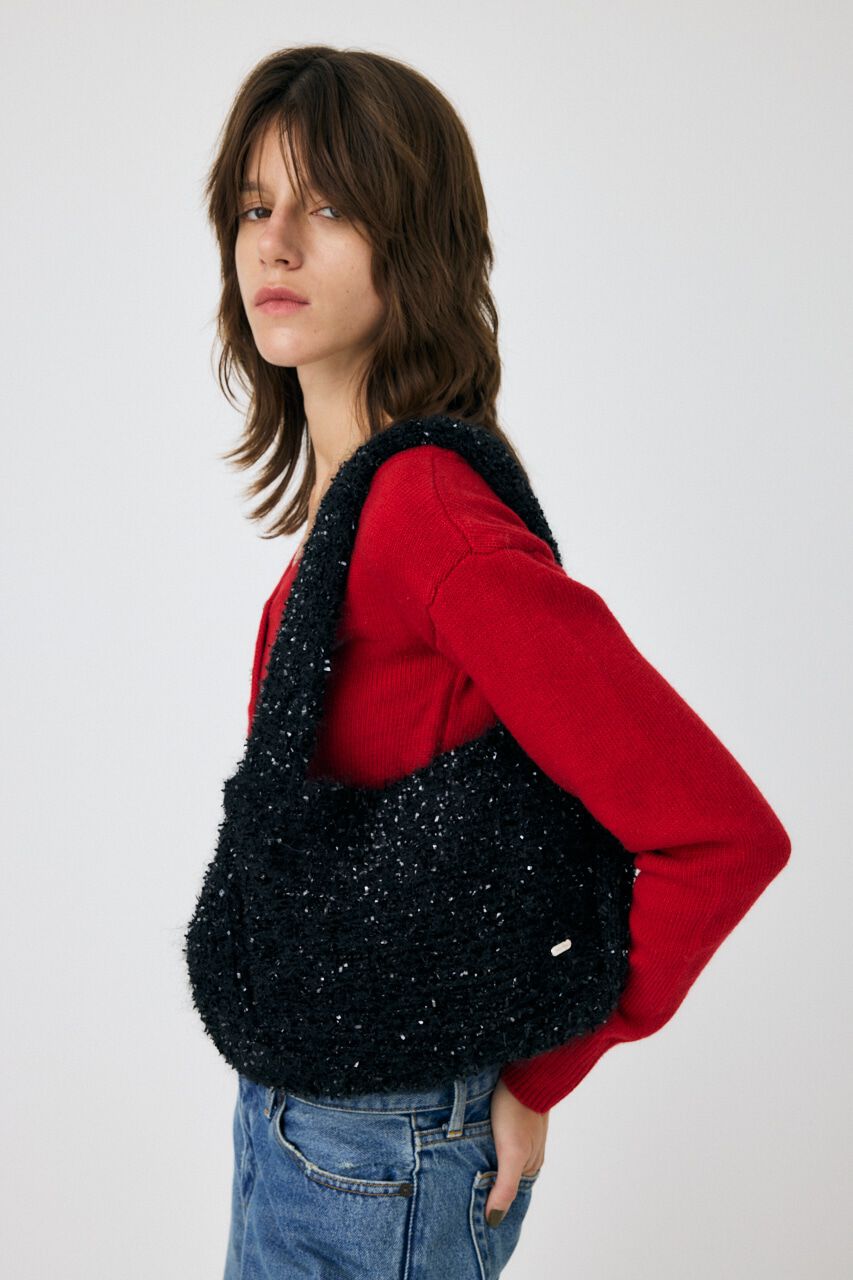 MOUSSY「KIRAKIRA ニットショルダーバッグ」|その他|