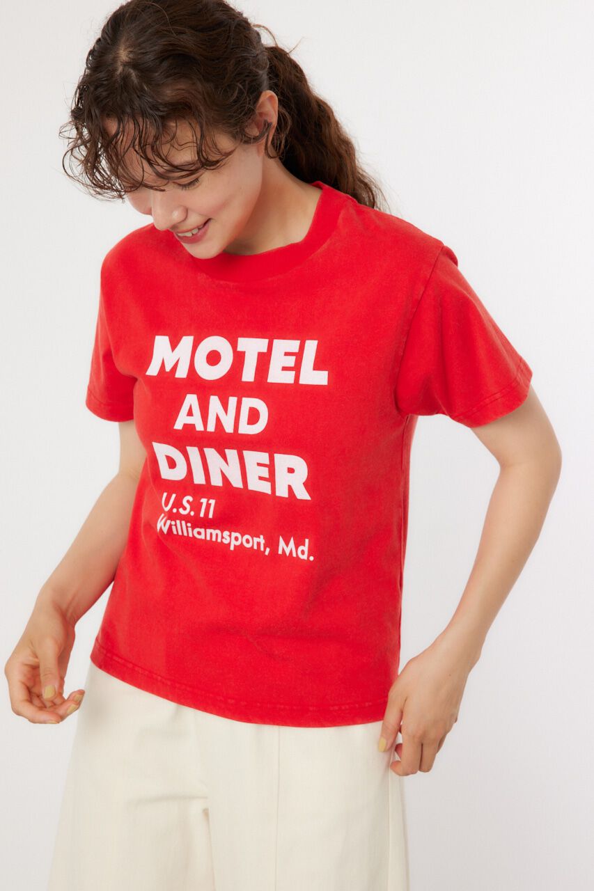RODEO CROWNS「MOTEL AND DINER VINTAGE Tシャツ」|Tシャツ・カットソー|RED