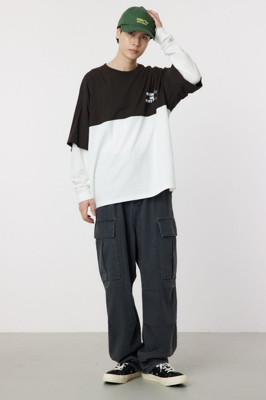 RODEO CROWNS「バイカラーL/S Tシャツ」|Tシャツ・カットソー|