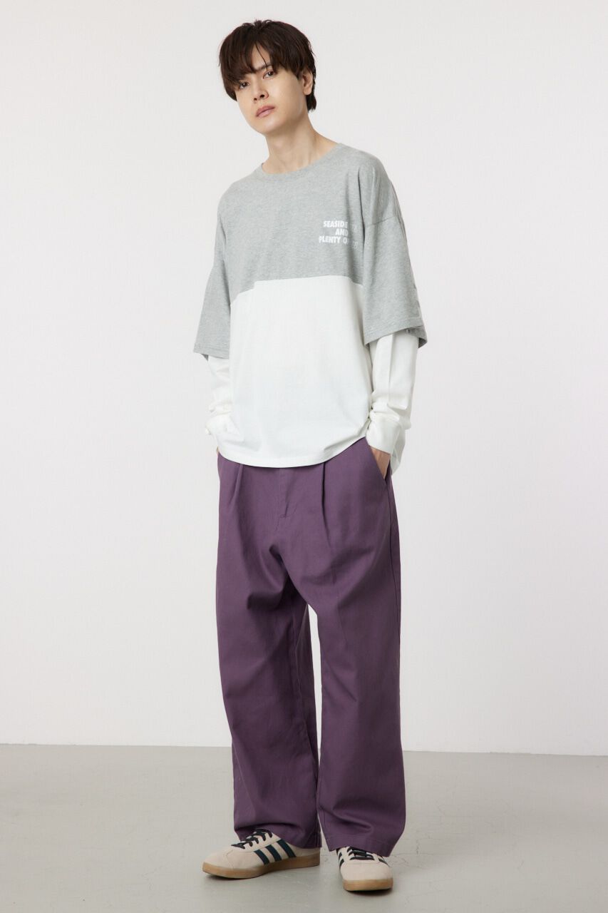 RODEO CROWNS「バイカラーL/S Tシャツ」|Tシャツ・カットソー|