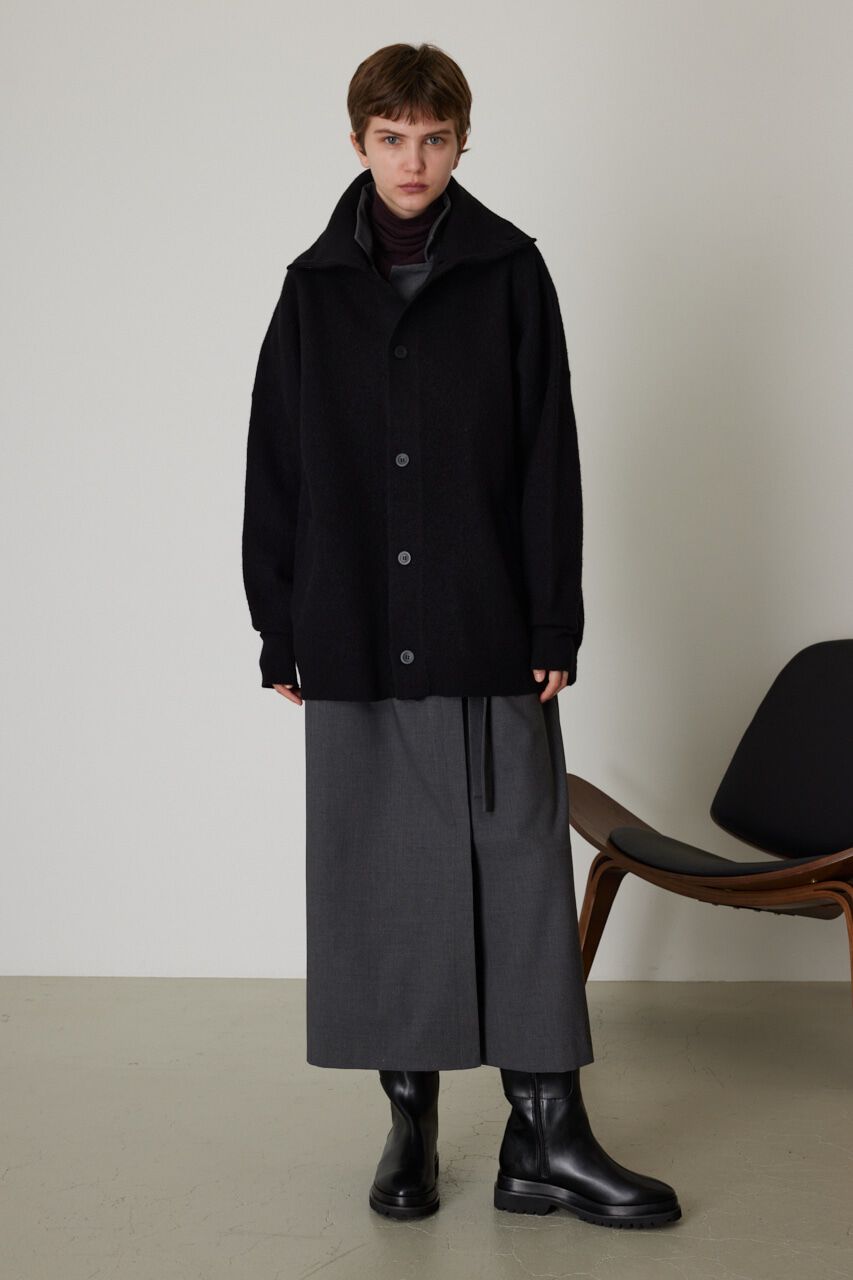RIM.ARK 「Turtleneck wide knit CD」|カーディガン|