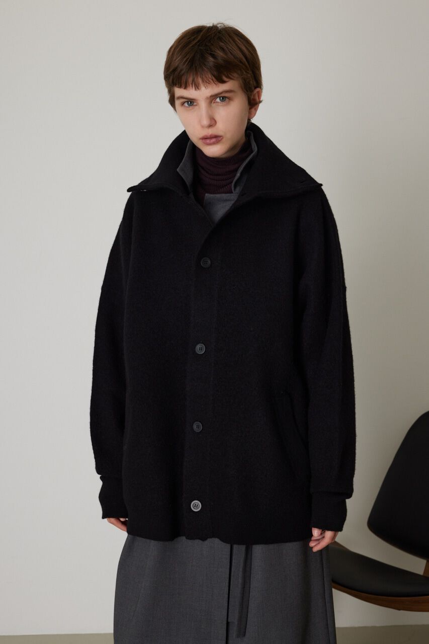 RIM.ARK 「Turtleneck wide knit CD」|カーディガン|