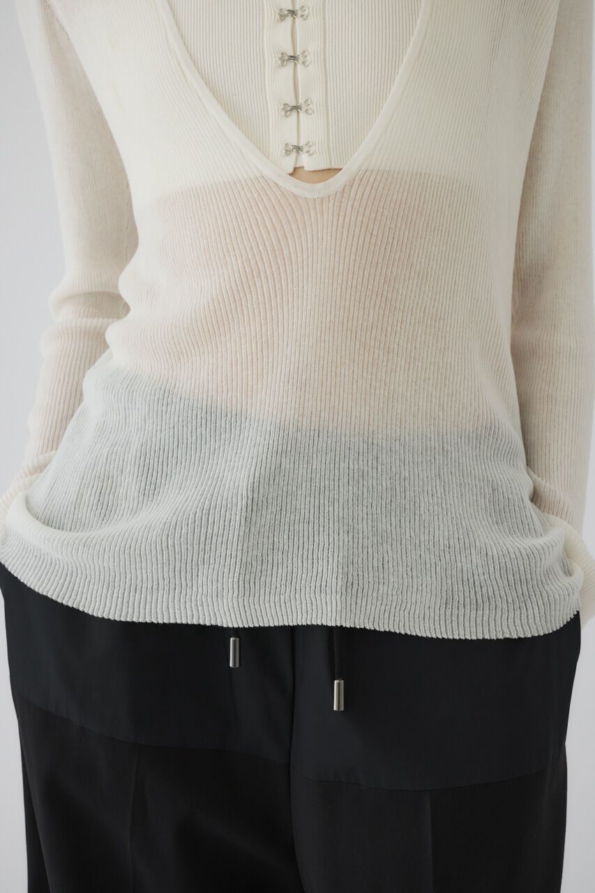 RIM.ARK 「Bustier set rib knit」|ニット・セーター|
