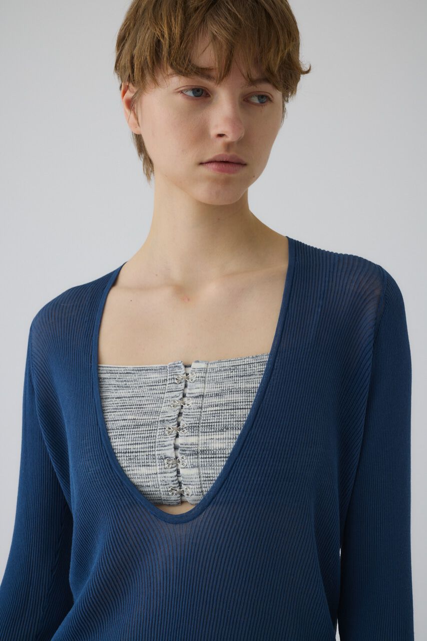 RIM.ARK 「Bustier set rib knit」|ニット・セーター|