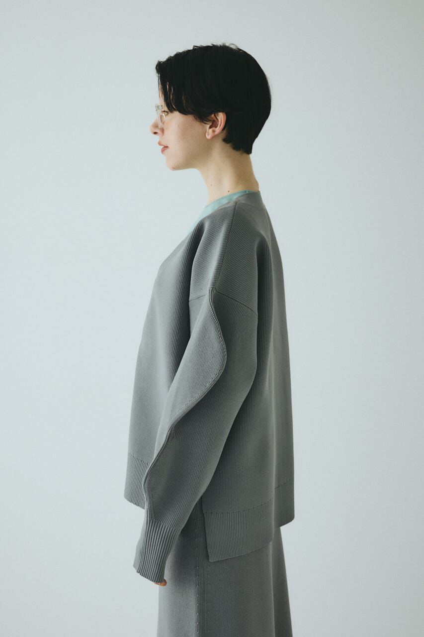HeRIN.CYE「Mountain sleeve cardigan」|カーディガン|