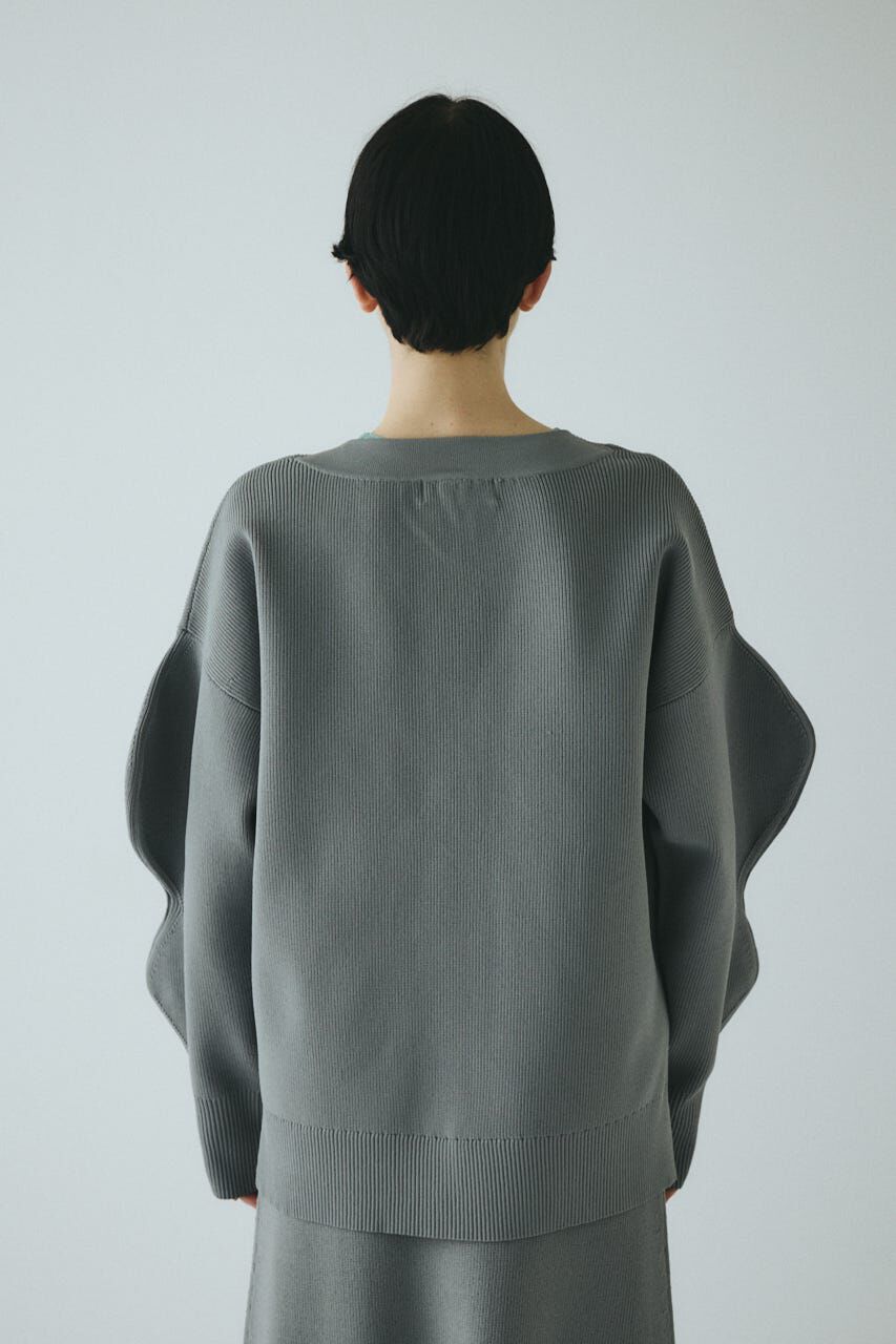 HeRIN.CYE「Mountain sleeve cardigan」|カーディガン|