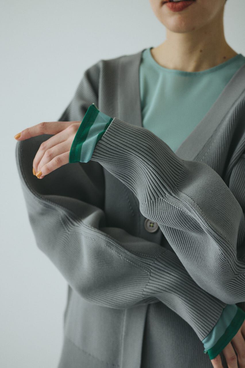 HeRIN.CYE「Mountain sleeve cardigan」|カーディガン|