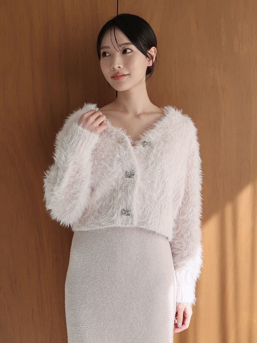 SNIDEL HOME「【NEW YEAR'S SPECIAL ITEM】シャギーカーディガン&times;ワンピースセット」|ルームウェア|