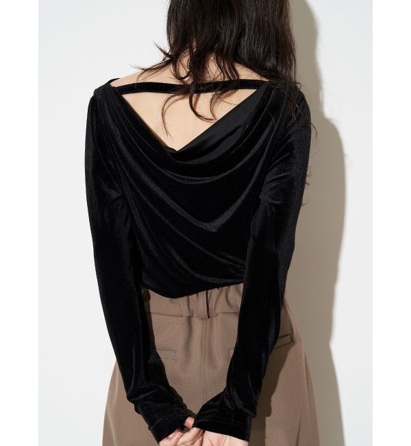 ELENDEEK「VELOUR DRAPE CS」|Tシャツ・カットソー|