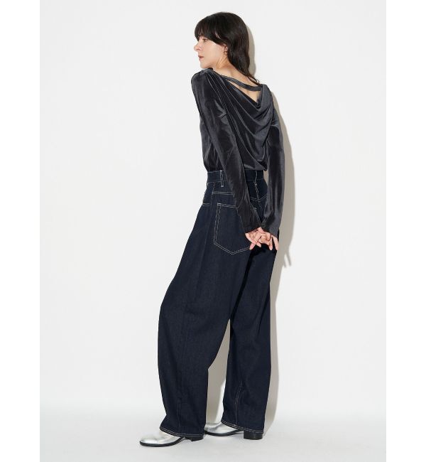 ELENDEEK「VELOUR DRAPE CS」|Tシャツ・カットソー|