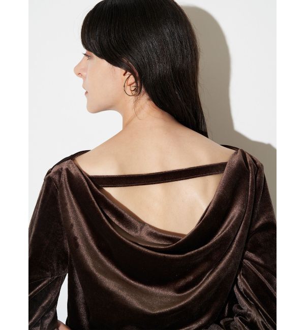 ELENDEEK「VELOUR DRAPE CS」|Tシャツ・カットソー|