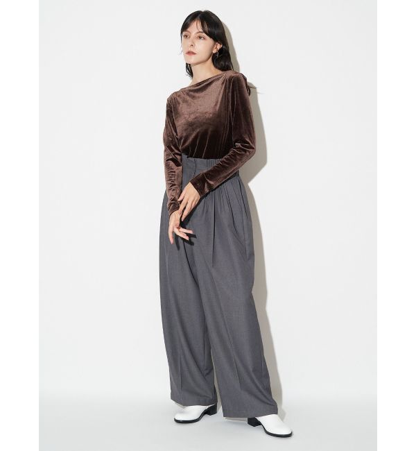 ELENDEEK「VELOUR DRAPE CS」|Tシャツ・カットソー|