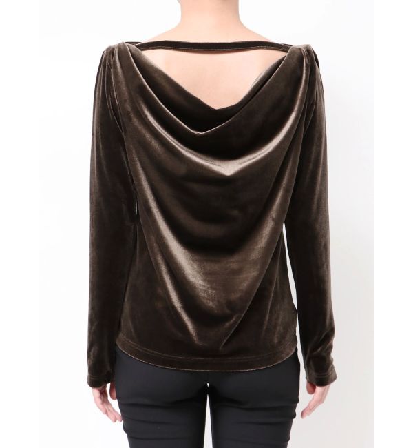 ELENDEEK「VELOUR DRAPE CS」|Tシャツ・カットソー|