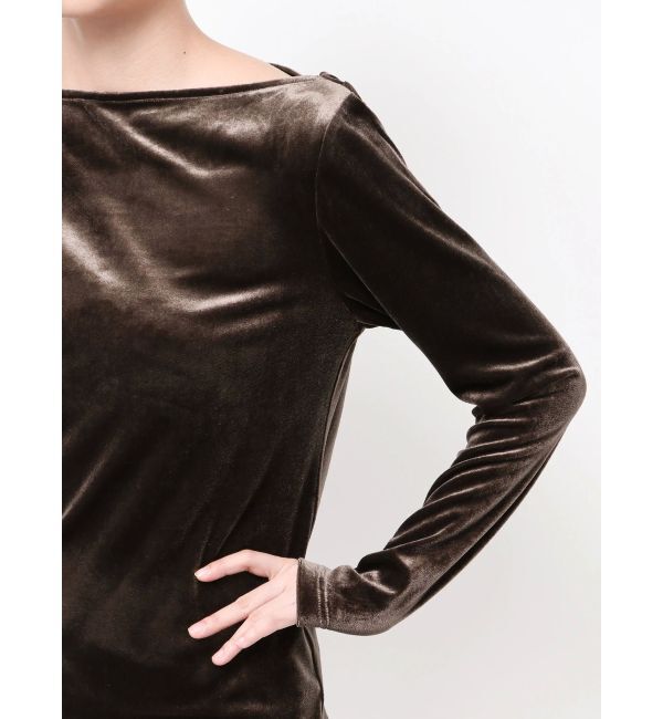 ELENDEEK「VELOUR DRAPE CS」|Tシャツ・カットソー|