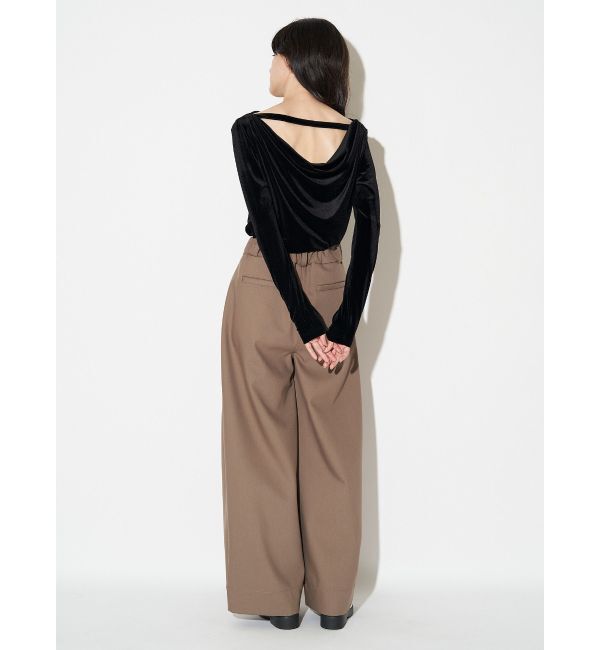 ELENDEEK「VELOUR DRAPE CS」|Tシャツ・カットソー|