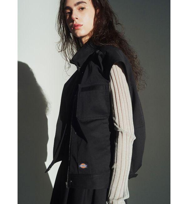 ELENDEEK「【Dickies&times;ELENDEEK】STAND ZIP VEST」|ダウンベスト・ベスト|
