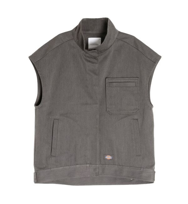 ELENDEEK「【Dickies&times;ELENDEEK】STAND ZIP VEST」|ダウンベスト・ベスト|