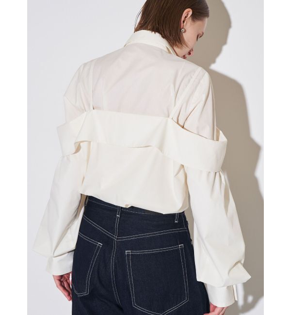ELENDEEK「LAYERED OFF SHOULDER SH」|シャツ・ブラウス|