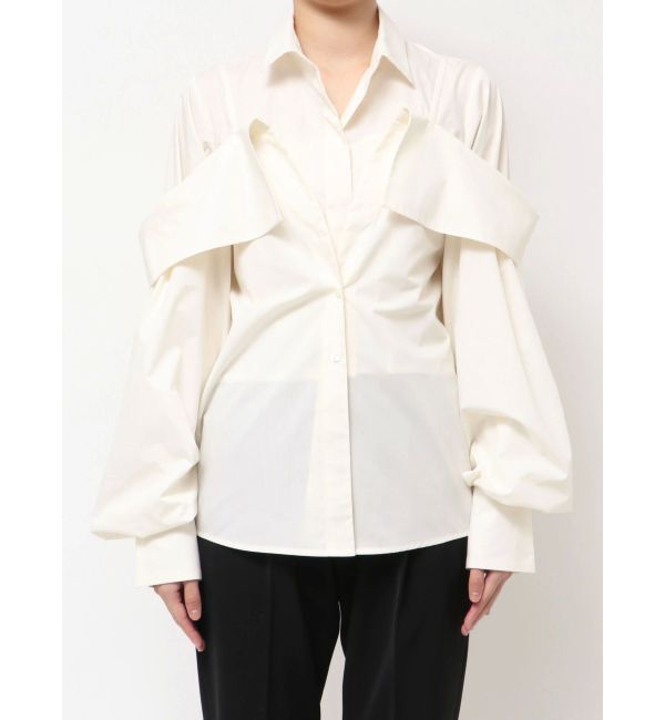 ELENDEEK「LAYERED OFF SHOULDER SH」|シャツ・ブラウス|