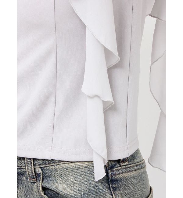 RESEXXY「コルセットラッフルブラウス」|シャツ・ブラウス|