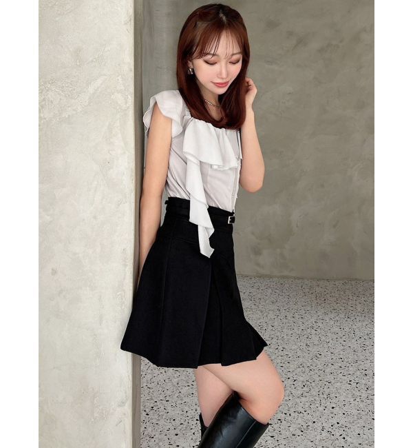 RESEXXY「コルセットラッフルブラウス」|シャツ・ブラウス|