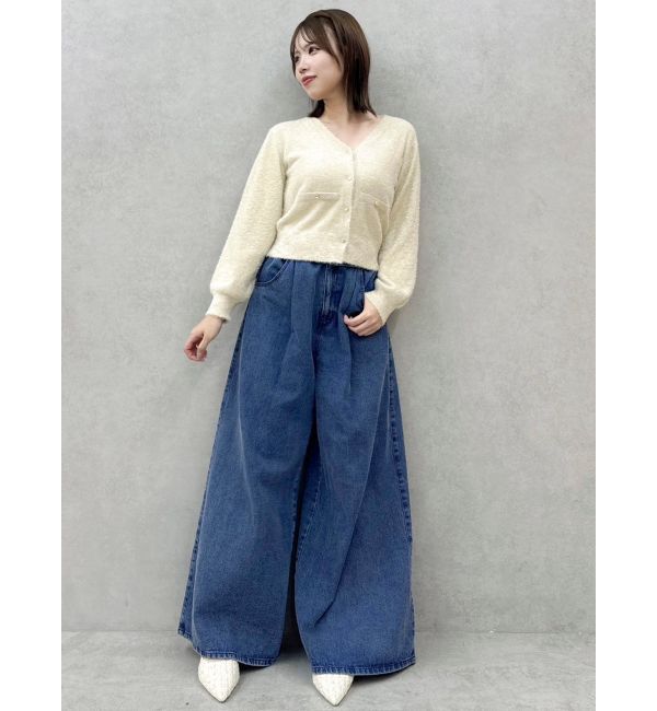 dazzlin「ラメカーデトップス」|カーディガン|