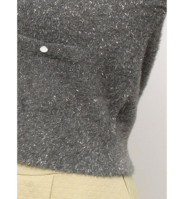 dazzlin「ラメカーデトップス」|カーディガン|