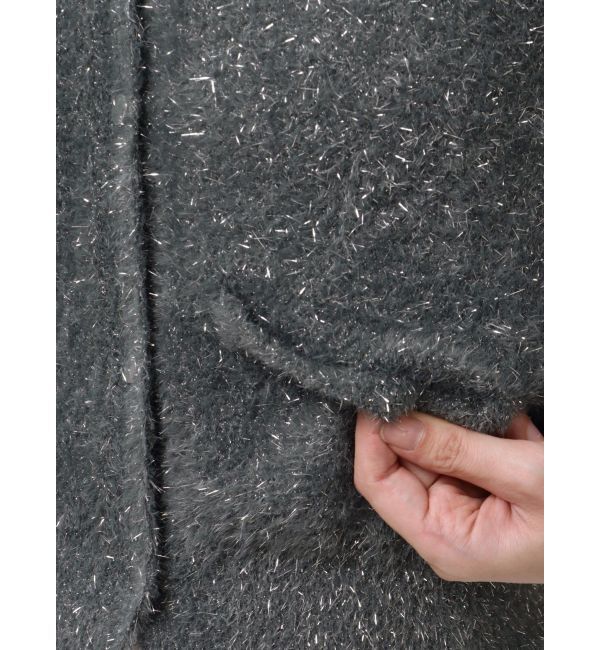 dazzlin「ラメカーデトップス」|カーディガン|