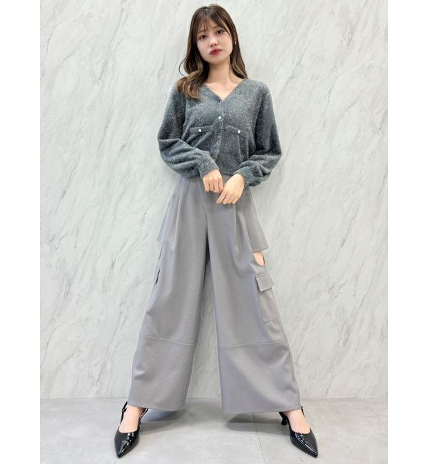 dazzlin「ラメカーデトップス」|カーディガン|