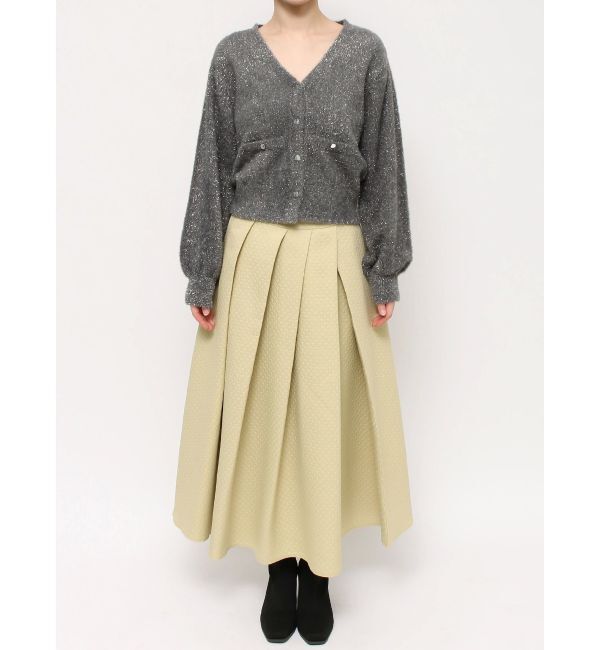 dazzlin「ラメカーデトップス」|カーディガン|