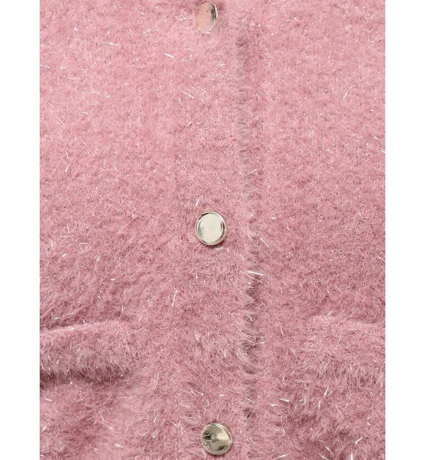 dazzlin「ラメカーデトップス」|カーディガン|