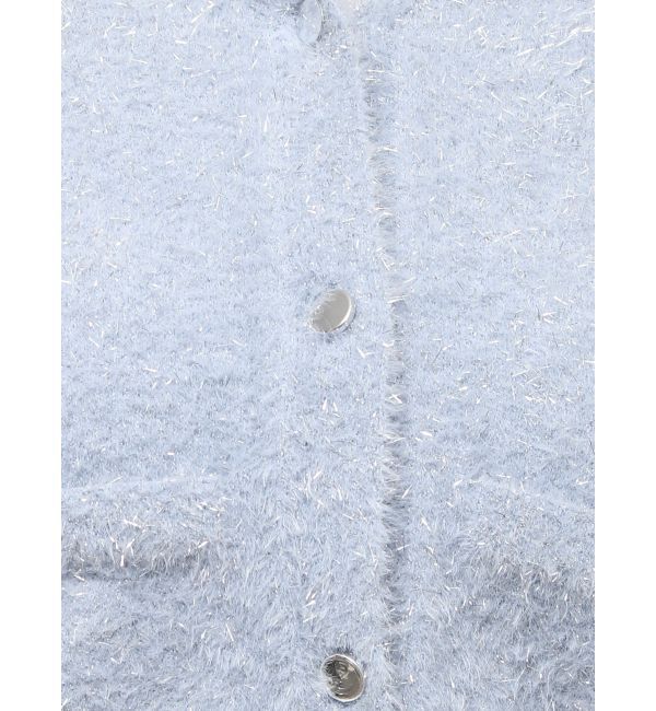 dazzlin「ラメカーデトップス」|カーディガン|