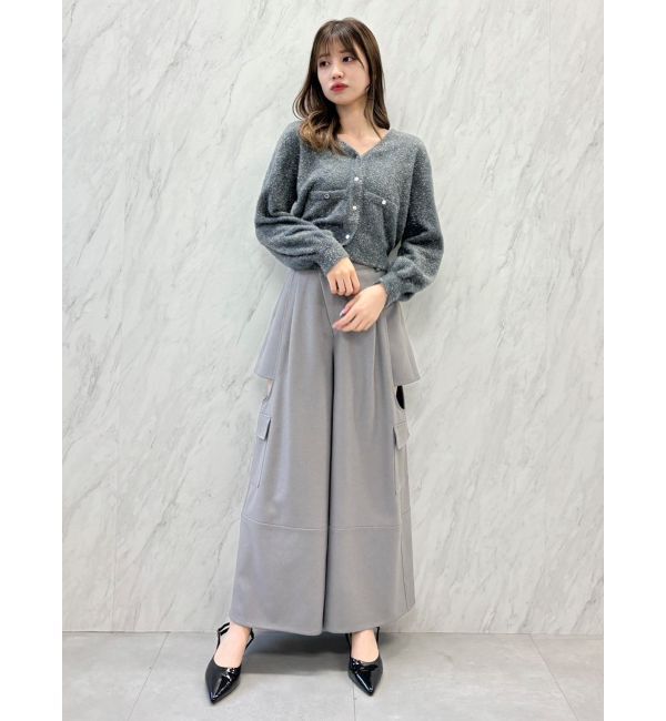 dazzlin「ラメカーデトップス」|カーディガン|