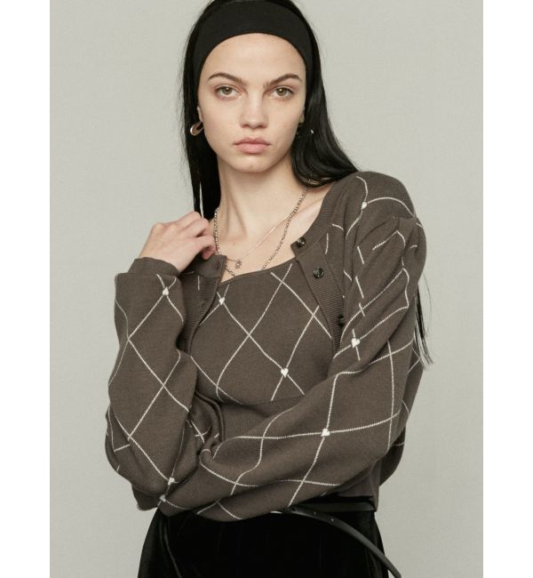 EMODA「ジャガードツインニット」|ニット・セーター|